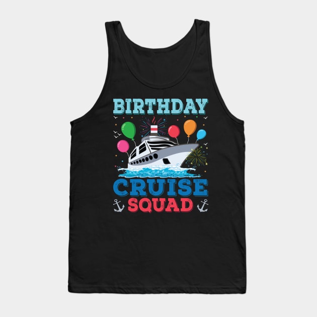 Birthday Cruise Squad Birthday Party Tee Cruise Squad 2023 Tank Top by Sowrav